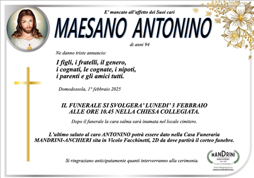 Maesano Antonino 94 anni