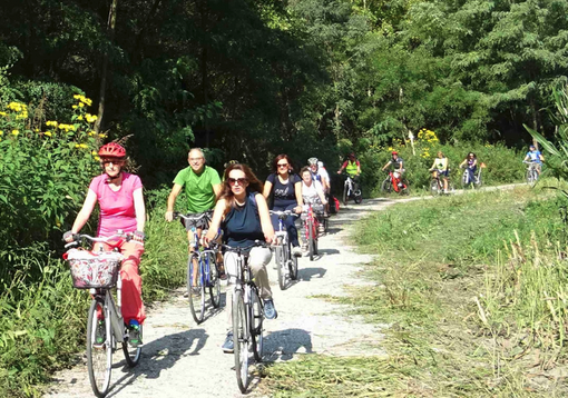 Una pedalata di gruppo da Domo a Fondotoce per chiedere il completamento della Ciclovia del Toce