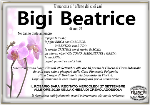 Bigi Beatrice di anni 55