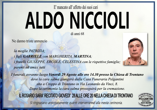 Aldo Niccioli 68 anni
