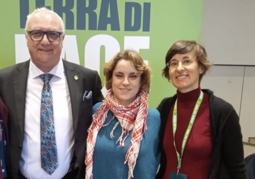 Una delegazione di Europa Verde Vco all'assemblea nazionale "Terra di pace"