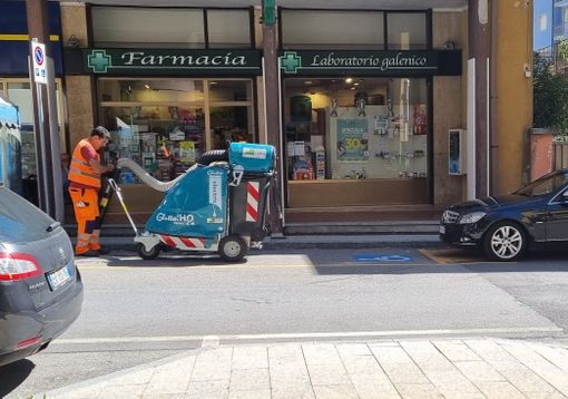 Villadossola, nuova macchina per la pulizia della città