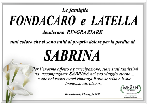 Ringraziamento Ringraziamento