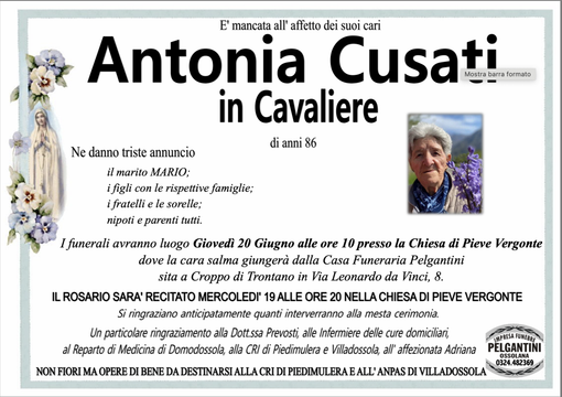 Antonia Cusati in Cavaliere di anni 86 Antonia Cusati in Cavaliere di anni 86