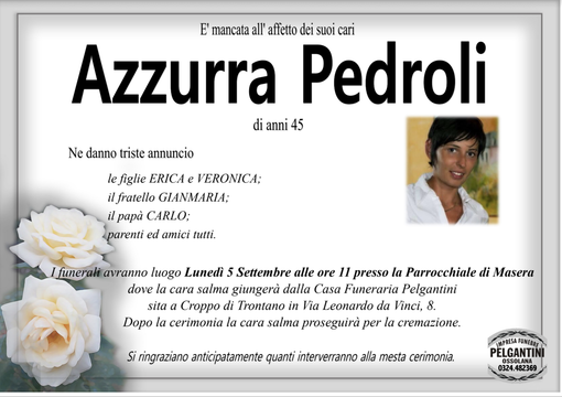 Azzurra Pedroli di anni 45