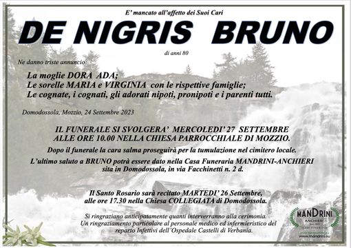 De Nigris Bruno di anni 80 De Nigris Bruno di anni 80