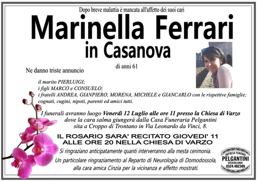 Marinella Ferrari in Casanova di anni 61