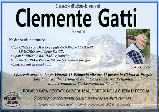 Clemente Gatti di anni 90