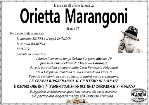 Orietta Marangoni 57 anni