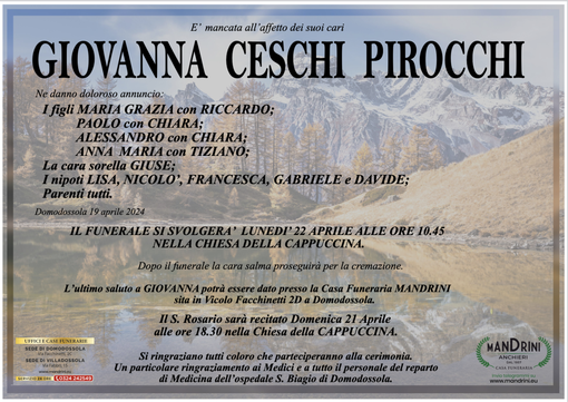 Giovanna Ceschi Pirocchi Giovanna Ceschi Pirocchi