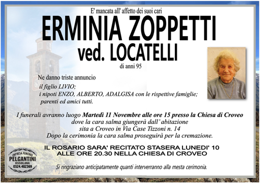 Erminia Zoppetti di anni 95