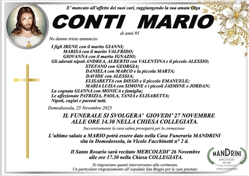 Conti Mario di anni 95