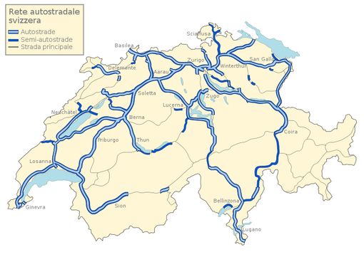 Lavori notturni sull'A9 in Vallese Lavori notturni sull'A9 in Vallese