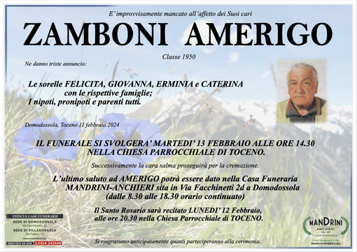 Zamboni Amerigo classe 1950