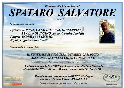 Spataro Salvatore di anni 71