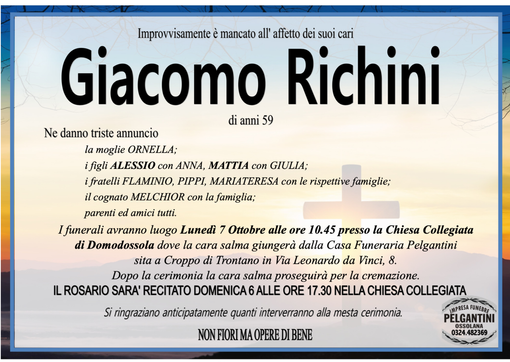 Giacomo Richini di anni 59