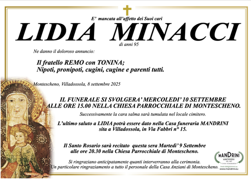 Lidia Minacci di anni 95 Lidia Minacci di anni 95