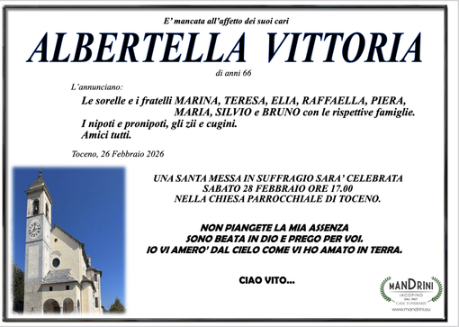 Albertella Vittoria di anni 76