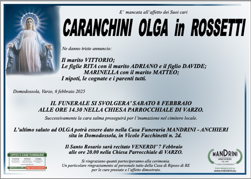 Caranchini Olga in Rossetti