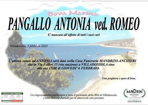 Pangallo Antonia ved. Romeo