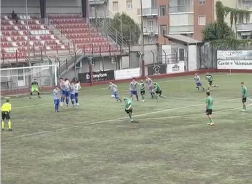 Valduggia - Vogogna, il gol di Margaroli su punizione