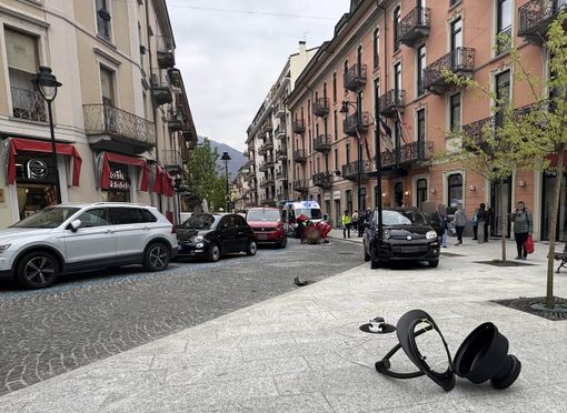 Donna investita in via Marconi