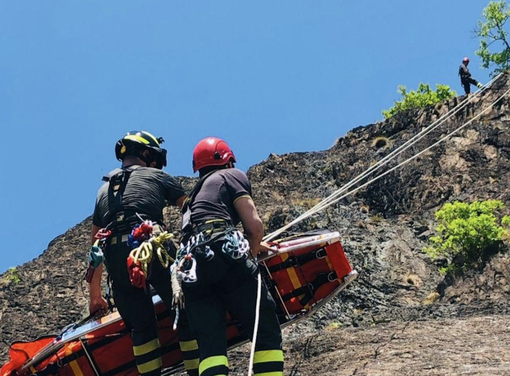 Esercitazione congiunta del SAF dei Vigili del fuoco Esercitazione congiunta del SAF dei Vigili del fuoco