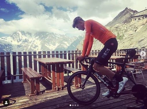 Filippo Ganna, bis mondiale nato anche al Passo del Moro