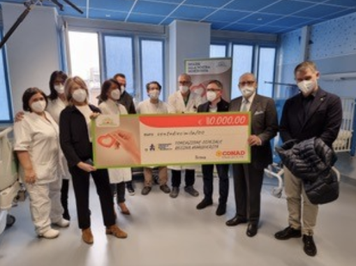 Da Conad Nord Ovest 110 mila euro per sostenere il Regina Margherita Da Conad Nord Ovest 110 mila euro per sostenere il Regina Margherita