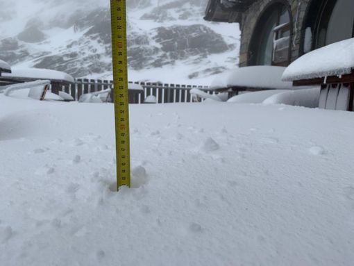 Al Monte Moro 40 centimetri di neve FOTO