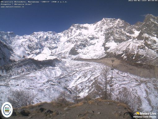 Macugnaga, a rischio crollo la morena attigua all’area dell’ex ristoro Miravalle