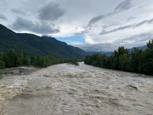 In poco più di 12 ore caduti 157,8 millimetri di acqua a Formazza FOTO E VIDEO