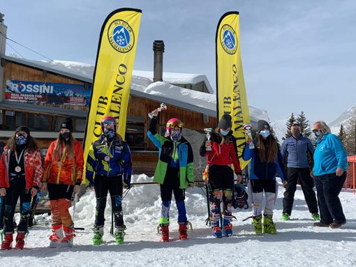 La Bonaso si impone nel Super G indicative della categoria ragazzi femminile