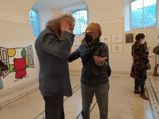 Domodossola, inaugurata la mostra del maestro dell'illustrazione Attilio Cassinelli