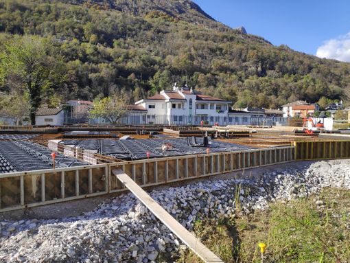Iniziati i lavori per il nuovo asilo nido, Ferroni: &quot;Un'altra opera significativa per la comunità&quot; FOTO