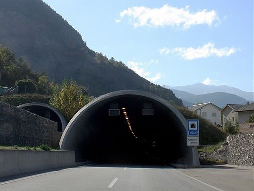 Il tunnel di Gamsen, in Vallese