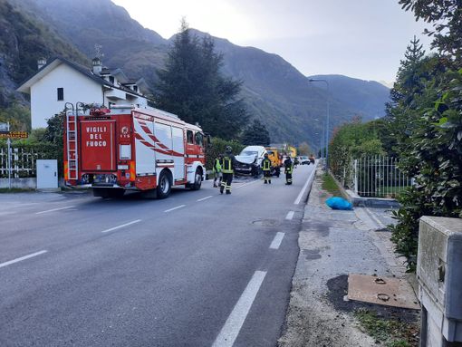 Incidente sulla provinciale tra Beura e Cosasca Incidente sulla provinciale tra Beura e Cosasca