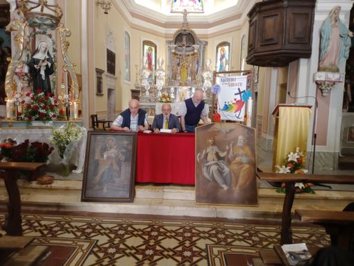 Viganella ha festeggiato Santa Rita: presentato il restauro della quadreria di Bordo FOTO