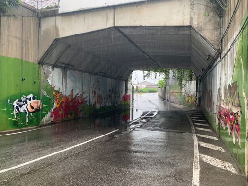 Lavori ai tombini, chiuso dalle 8.30 di martedì il sottopasso delle Nosere