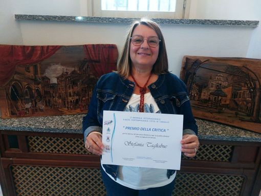 Biennale di Varallo, all'artista domese Stefania Tagliabue il premio della critica