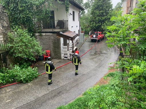 Principio di incendio in una casa al Ponte della Masone Principio di incendio in una casa al Ponte della Masone