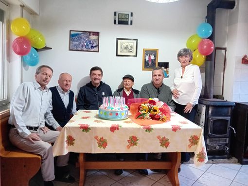 Il partigiano ornavassese Giovanni Crosa Lenz ha festeggiato i 100 anni Il partigiano ornavassese Giovanni Crosa Lenz ha festeggiato i 100 anni