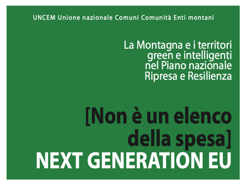 Montagna e Piano Nazionale di Ripresa e Resilienza, il dossier con le proposte di Uncem