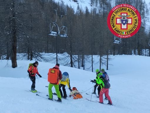 Recuperato lo scialpinista sul Cazzola FOTO