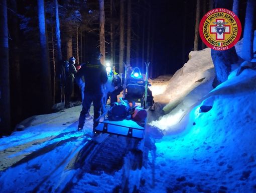 Trasportato in elisoccorso l'alpinista infortunato ieri sopra Goglio Trasportato in elisoccorso l'alpinista infortunato ieri sopra Goglio