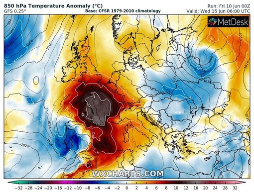 Da domenica più nuvoloso con qualche rovescio solo sulle Alpi