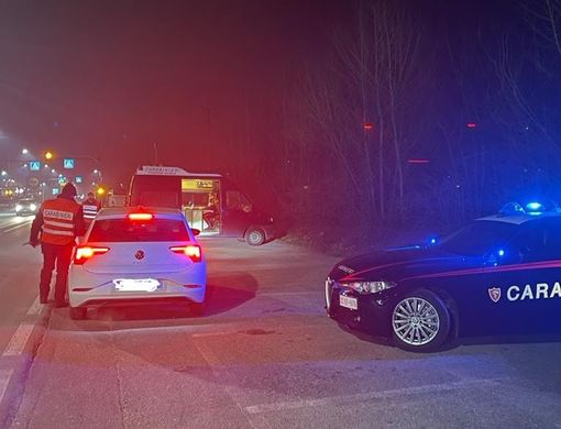 Controlli nel fine settimana: cinque denunce e un arresto per guida in stato di ebbrezza