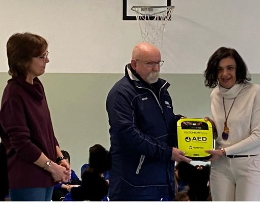 La scuola primaria di Masera cardioprotetta grazie all'Avis