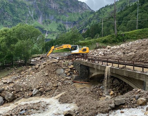 Nubifragio all'alpe Veglia: si lavora per ripristinare la viabilità FOTO