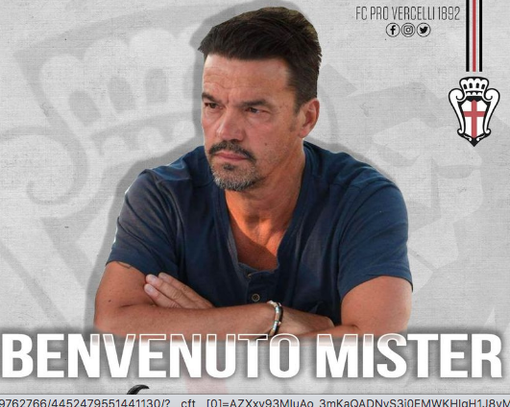 Beppe Scienza è il nuovo allenatore della Pro Vercelli